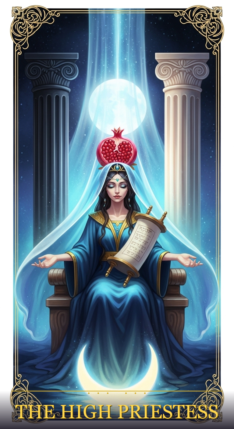 The High Priestess tarot card